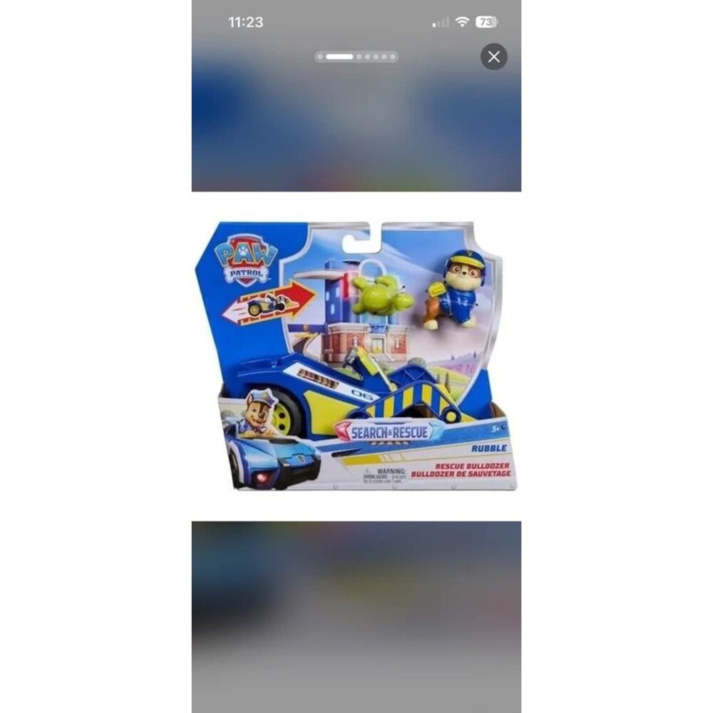 Rubble paw patrol search and rescue